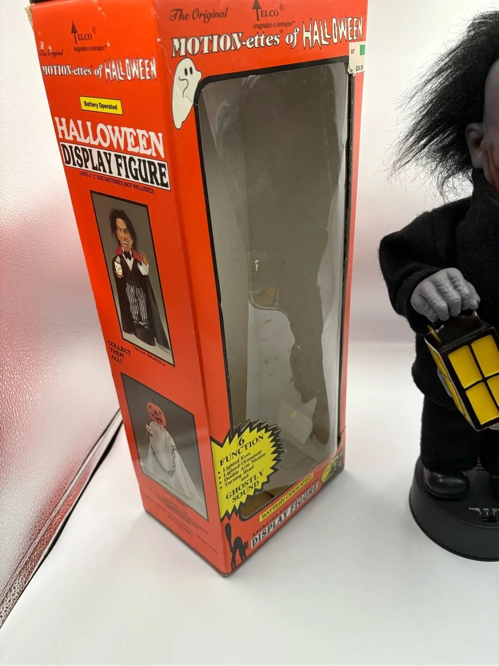 Vtg Telco 1999 Motion-eye Animated 17” Frankenstein Halloween Works!